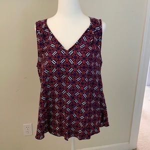 Fun sleeveless top